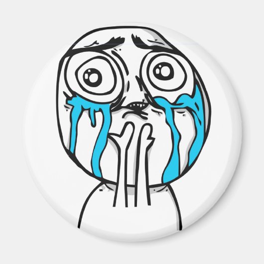 可聴性過負荷漫画ミーム マグネット (正面)