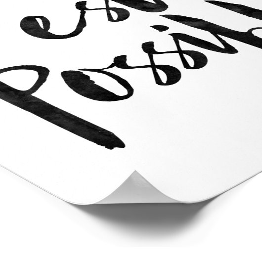 可能なアウト ポスター (角)