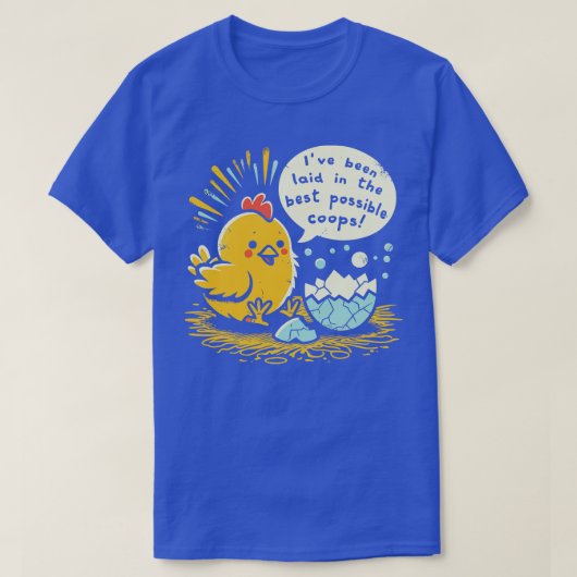 可能な最高のCoopsチキンヴィンテージローに置かれる Tシャツ (デザイン正面)
