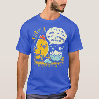 可能な最高のCoopsチキンヴィンテージローに置かれる Tシャツ