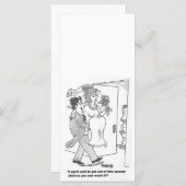 可能な漫画結婚式招待状カスタマイズ (正面/裏面)