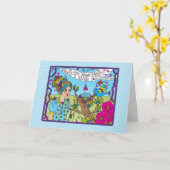 可能な限り親切にする_グリーティングカード カード (黄色い花)