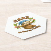 可能な限り遅い – かわいいスロースクラシックASAPのT-Sh ペーパーコースター (アングル)