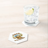 可能な限り遅い – かわいいスロースクラシックASAPのT-Sh ペーパーコースター (インサイチュ)