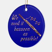 可能バスーン セラミックオーナメント (左)