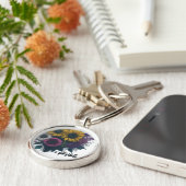 可能信じな場合 – Premium Round Keychain キーホルダー (側面)