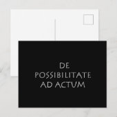可能性とactum ポストカード (正面/裏面)