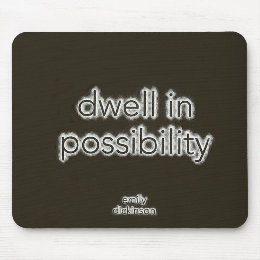 可能性に悩む マウスパッド (正面)