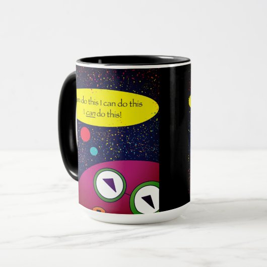 可能性に満ちたSpacey mug! マグカップ (正面左)