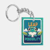 可能性に飛躍 キーホルダー (正面左)