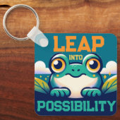 可能性に飛躍 キーホルダー (正面)