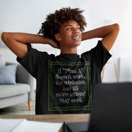 可能性のアルファベット Tシャツ