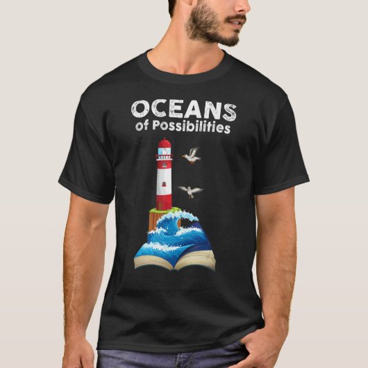 可能性のオーシャンサマー読の2022年Librar Tシャツ (正面)