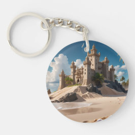 可能性のビーチからの城 キーホルダー