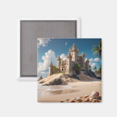 可能性のビーチからの城 マグネット (正面/裏面)