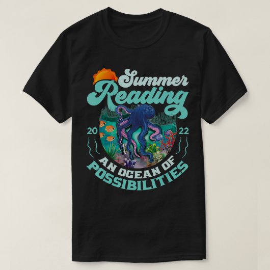可能性の海2022年読夏のオクトプ Tシャツ (デザイン正面)