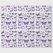 可能性の紫色の蝶を想像して下さい ラッピングペーパー (フラット)
