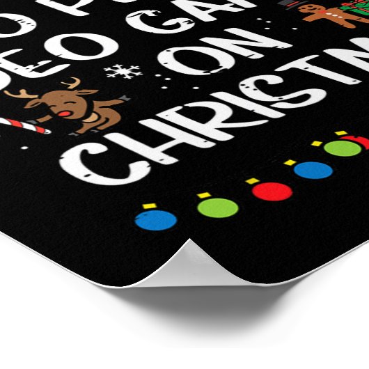 可能性の高い遊ビデオゲームクリスマスクリスマス家族の男の子 ポスター (角)