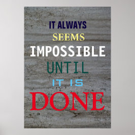 可能性やる気を起こさせる引用文グレーウォール ポスター