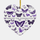 可能性を想像して下さい セラミックオーナメント (正面)