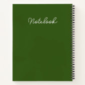 可能性を明らかにする: 8.5インチx 11インチブランドノートブック ノートブック (裏面)