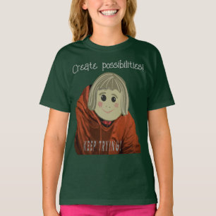 可能性シンプルのある顔インスピレーション Tシャツ