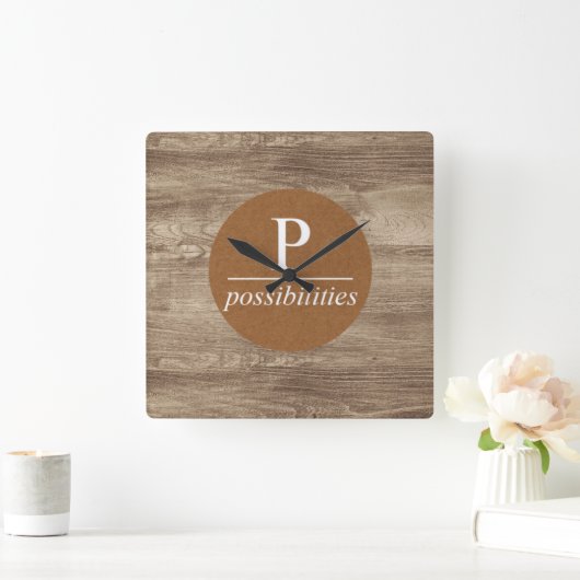 可能性モダンウォールクロック スクエア壁時計 (ホーム)