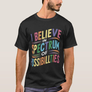 可能性信じの幅が広い Tシャツ