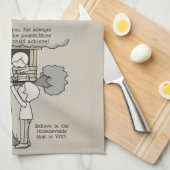 可能性信じパパ キッチンタオル (四つ折り)