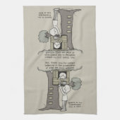 可能性信じパパ キッチンタオル (縦)