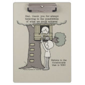 可能性信じパパ クリップボード (正面)