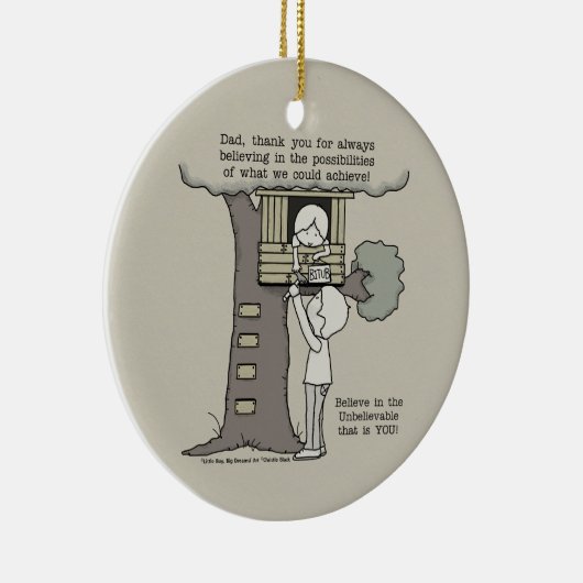 可能性信じパパ セラミックオーナメント (右)