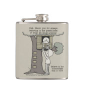 可能性信じパパ フラスク (正面)