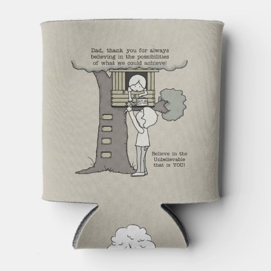 可能性信じパパ 缶クーラー (正面)