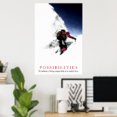 可能性引用文登山のトップ ポスター (ホームオフィス)