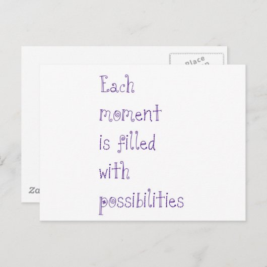 可能性 ポストカード (正面/裏面)