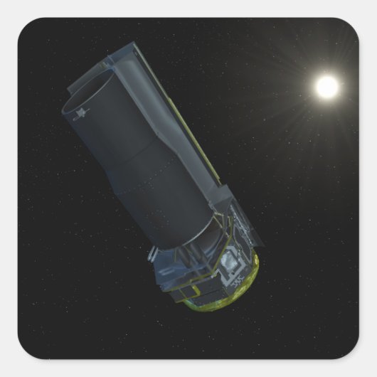 可視光で見られるスピッツァー スクエアシール (正面)