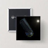 可視光で見られるスピッツァー 缶バッジ (正面&裏面)