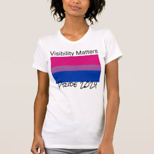 可視性の問題、バイセクシャルプライド国旗、市 Tシャツ