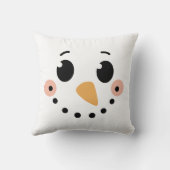 可逆雪だるま顔 クッション (裏面)