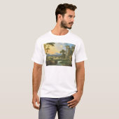 台なしのイタリアンな景色 Tシャツ (正面フル)