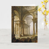 台なしの寺院 カード (黄色い花)