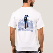 台の上のスティレット Tシャツ (裏面)