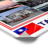 台中 – 台湾 – 中国共和国 – ポスター (角)