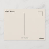 台北台湾の景色 ポストカード (裏面)