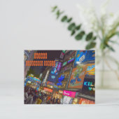 台北市のXimending Night Market ポストカード (スタンド正面)