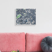 台北市台湾地図 キャンバスプリント (インサイチュ (リビング))