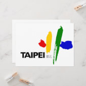 台北市国旗（台湾） カード (正面/裏面インサイチュ)