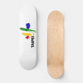 台北市国旗（台湾） スケートボード (正面)