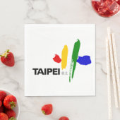 台北市国旗（台湾） スタンダードランチョンナプキン (インサイチュ)